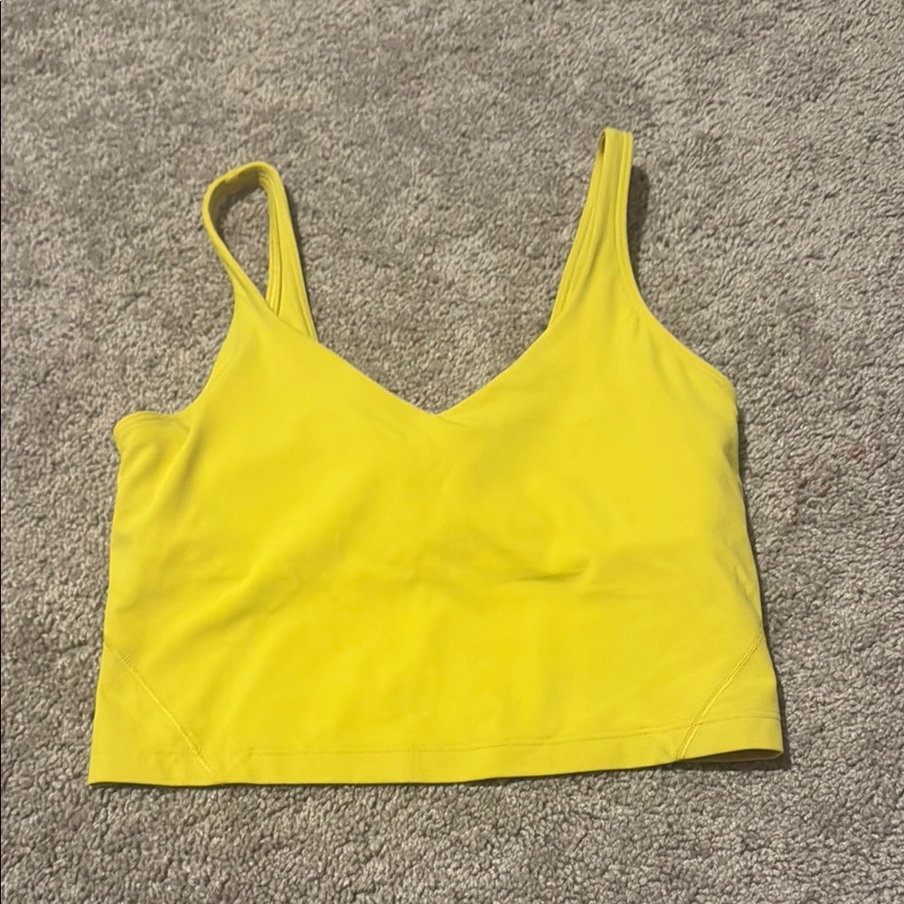 Lululemon Yellow Align Tank